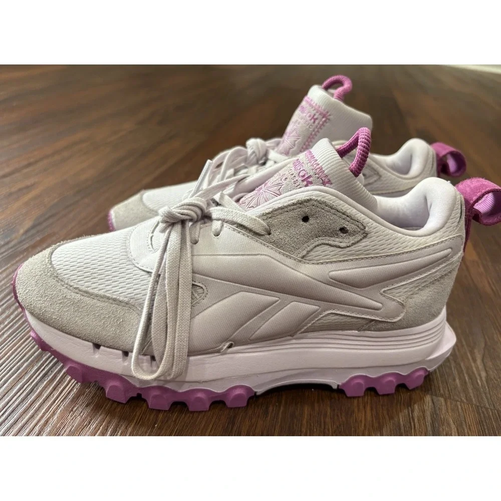 Reebok Cardi B Women's Size 7.5 Shoes Sneakers Classic Leather Ultraberry HQ6024